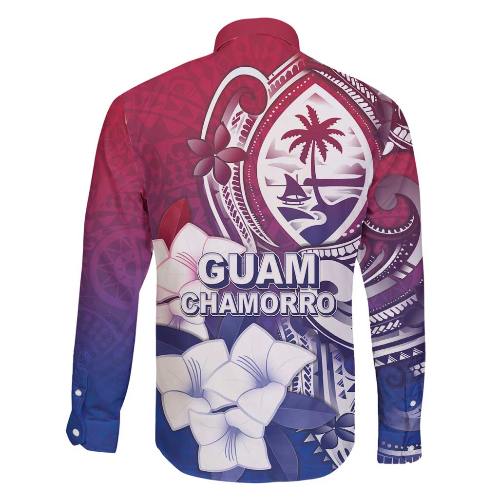 Guam Gadao Family Matching Off Shoulder Maxi Dress and Hawaiian Shirt Hafa Adai Micronesian Tribal Pattern LT05 - Polynesian Pride