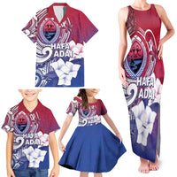 Guam Gadao Family Matching Tank Maxi Dress and Hawaiian Shirt Hafa Adai Micronesian Tribal Pattern LT05 - Polynesian Pride