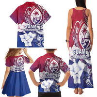 Guam Gadao Family Matching Tank Maxi Dress and Hawaiian Shirt Hafa Adai Micronesian Tribal Pattern LT05 - Polynesian Pride