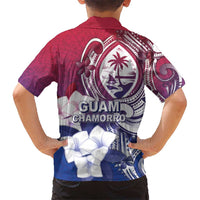 Guam Gadao Kid Hawaiian Shirt Hafa Adai Micronesian Tribal Pattern LT05 - Polynesian Pride