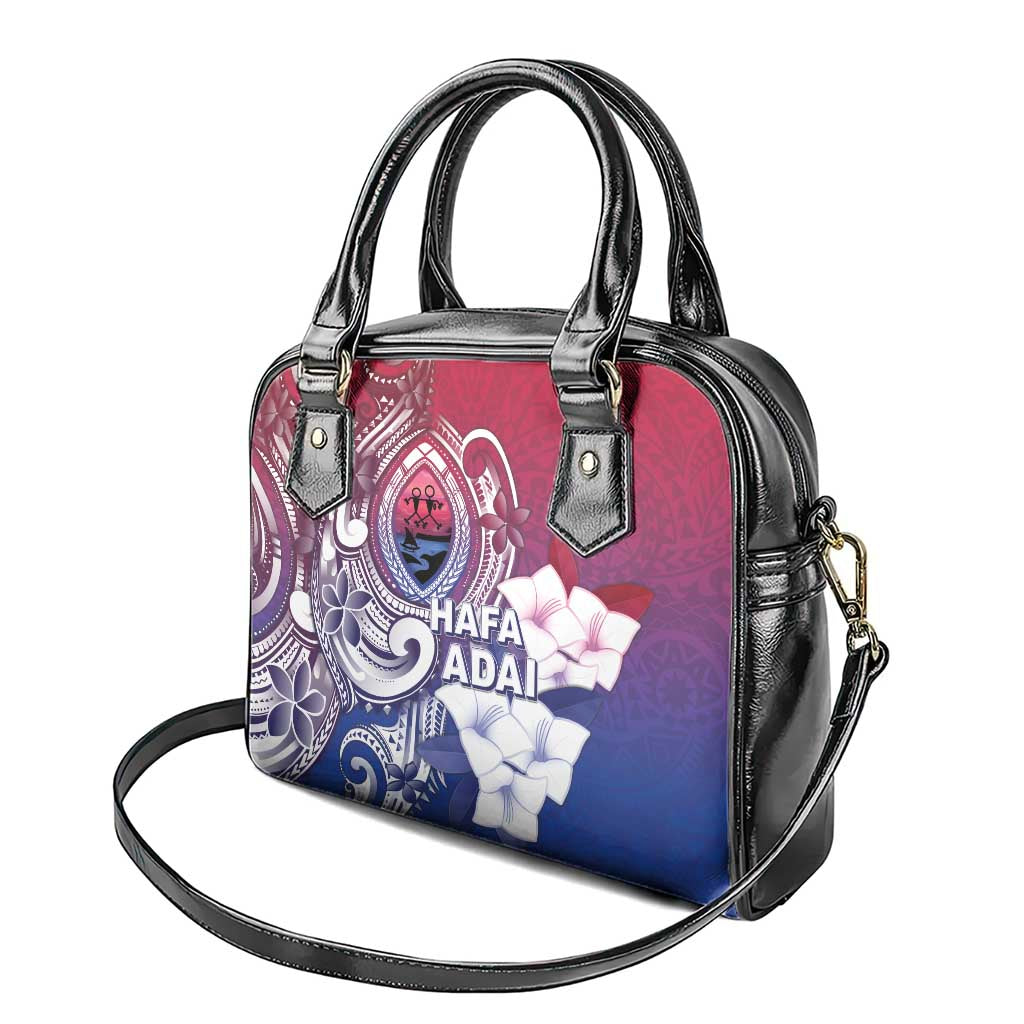 Guam Gadao Shoulder Handbag Hafa Adai Micronesian Tribal Pattern