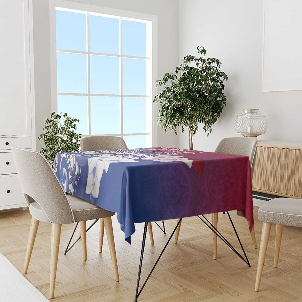 Guam Gadao Tablecloth Hafa Adai Micronesian Tribal Pattern