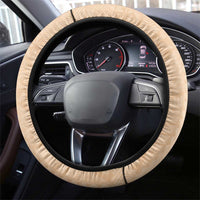 Tonga Language Week Steering Wheel Cover Hibiscus Tongan Ngatu Pattern