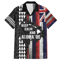 Hawaii 1959 Statehood Day Family Matching Long Sleeve Bodycon Dress and Hawaiian Shirt Classic Style LT05 Dad's Shirt - Short Sleeve Black - Polynesian Pride