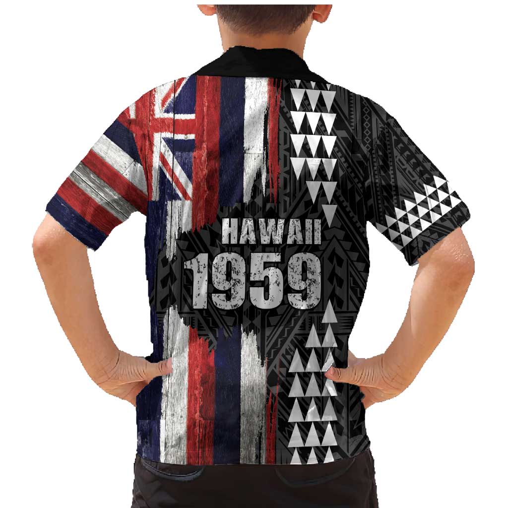 Hawaii 1959 Statehood Day Family Matching Mermaid Dress and Hawaiian Shirt Classic Style LT05 - Polynesian Pride