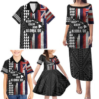 Hawaii 1959 Statehood Day Family Matching Puletasi and Hawaiian Shirt Classic Style LT05 - Polynesian Pride