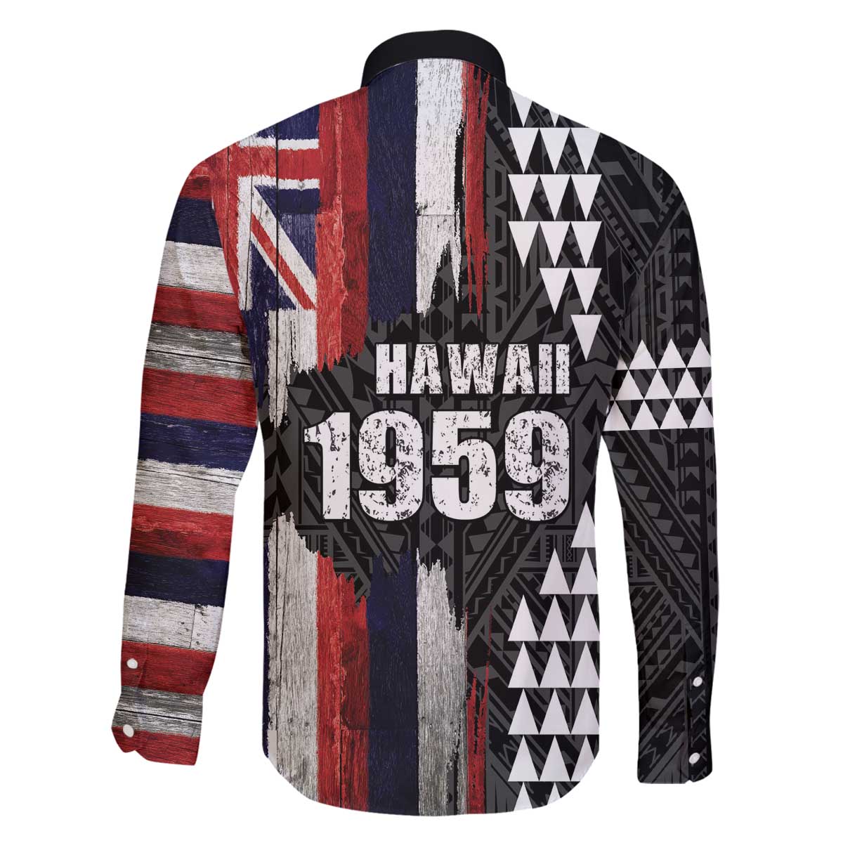 Hawaii 1959 Statehood Day Family Matching Puletasi and Hawaiian Shirt Classic Style LT05 - Polynesian Pride