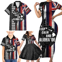 Hawaii 1959 Statehood Day Family Matching Short Sleeve Bodycon Dress and Hawaiian Shirt Classic Style LT05 - Polynesian Pride