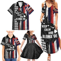 Hawaii 1959 Statehood Day Family Matching Summer Maxi Dress and Hawaiian Shirt Classic Style LT05 - Polynesian Pride