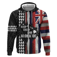 Hawaii 1959 Statehood Day Zip Hoodie Classic Style LT05 Zip Hoodie Black - Polynesian Pride