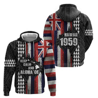 Hawaii 1959 Statehood Day Zip Hoodie Classic Style LT05 - Polynesian Pride