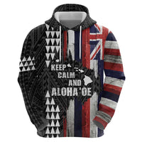 Hawaii 1959 Statehood Day Zip Hoodie Classic Style LT05 - Polynesian Pride