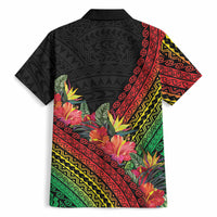 Retro Hawaiian Singer Hawaiian Shirt Polynesian Style Tropical Flowers LT05 - Polynesian Pride