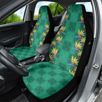 Hawaii Waikiki King Car Seat Cover Green Quilt With Pua Manu LT05 - Polynesian Pride