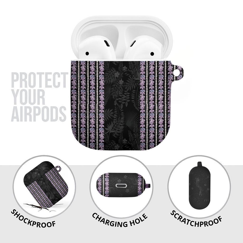 Hawaii Queen Liliuokalani AirPods Case Hawaiian Lei Pua Kalaunu LT05 - Polynesian Pride