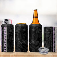 Hawaii Queen Liliuokalani 4 in 1 Can Cooler Tumbler Hawaiian Lei Pua Kalaunu LT05 - Polynesian Pride