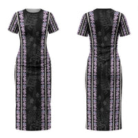 Hawaii Queen Liliuokalani Couples Matching Short Sleeve Bodycon Dress and Long Sleeve Button Shirt Hawaiian Lei Pua Kalaunu LT05 - Polynesian Pride