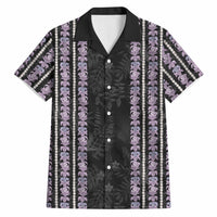 Hawaii Queen Liliuokalani Hawaiian Shirt Hawaiian Lei Pua Kalaunu LT05 Black - Polynesian Pride