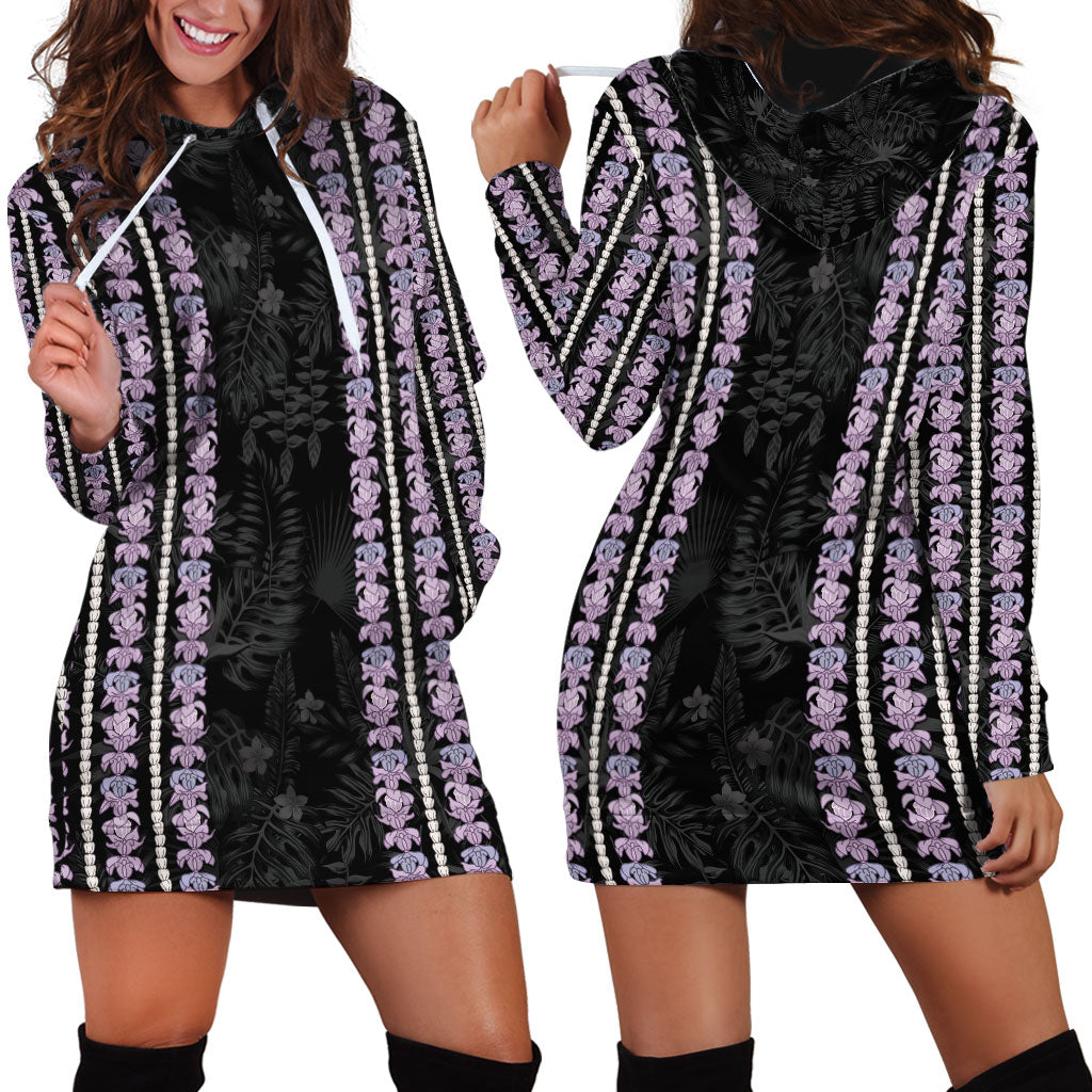 Hawaii Queen Liliuokalani Hoodie Dress Hawaiian Lei Pua Kalaunu LT05 - Polynesian Pride