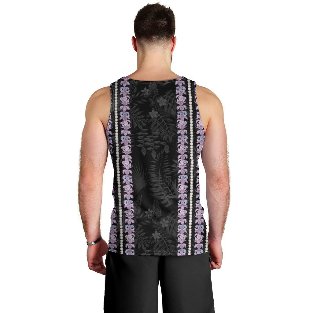 Hawaii Queen Liliuokalani Men Tank Top Hawaiian Lei Pua Kalaunu LT05 - Polynesian Pride