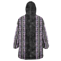 Hawaii Queen Liliuokalani Wearable Blanket Hoodie Hawaiian Lei Pua Kalaunu LT05 - Polynesian Pride
