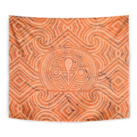 Lapita Culture Tapestry Iconic Double Face Pattern LT05 - Polynesian Pride