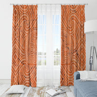 Lapita Culture Window Curtain Iconic Double Face Pattern LT05 - Polynesian Pride