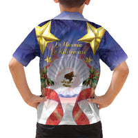 American Samoa Christmas Family Matching Short Sleeve Bodycon Dress and Hawaiian Shirt Seashell Santa Beach Vibes LT05 - Polynesian Pride