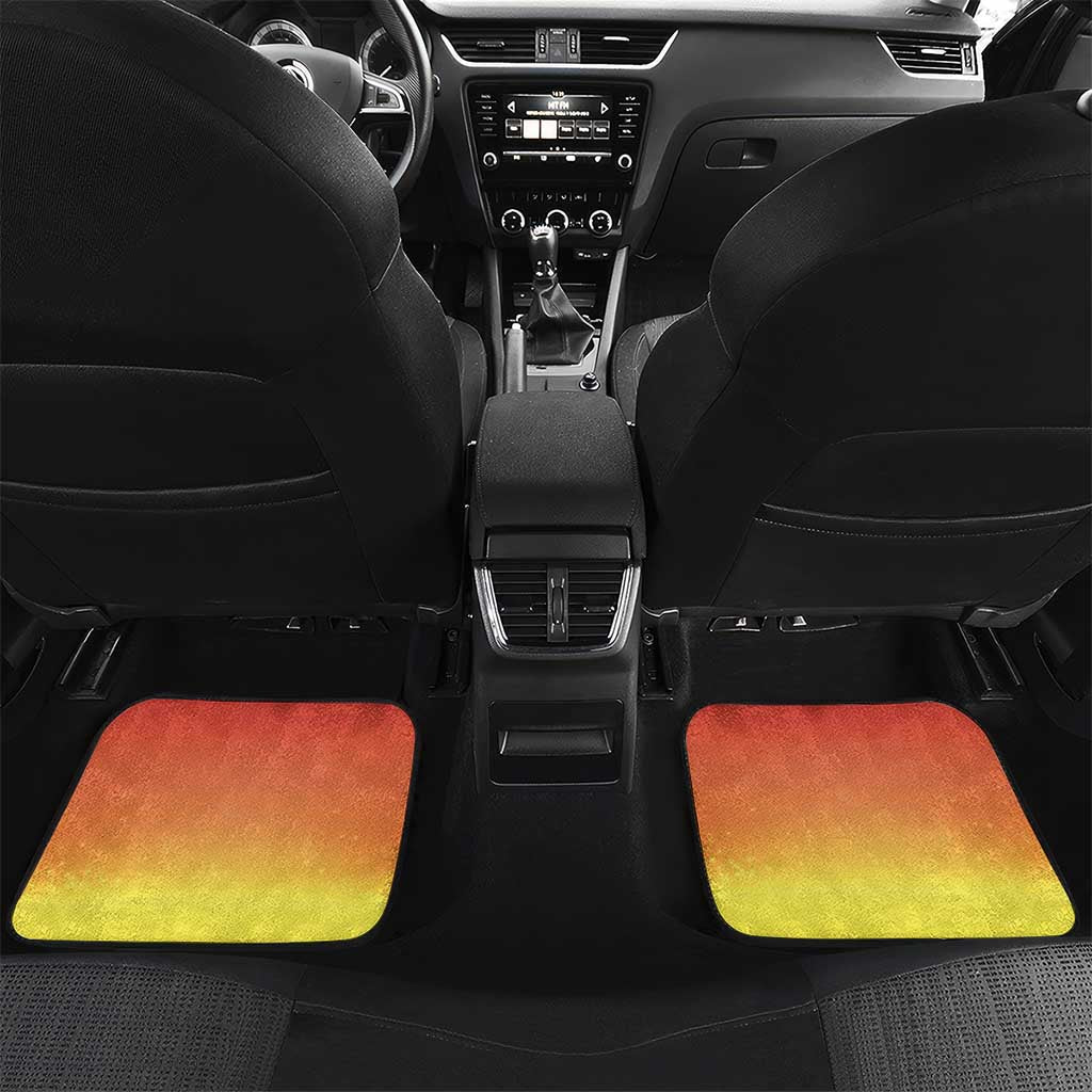 French Polynesia Christmas Car Mats Seashell Santa Beach Vibes - Polynesian Pride