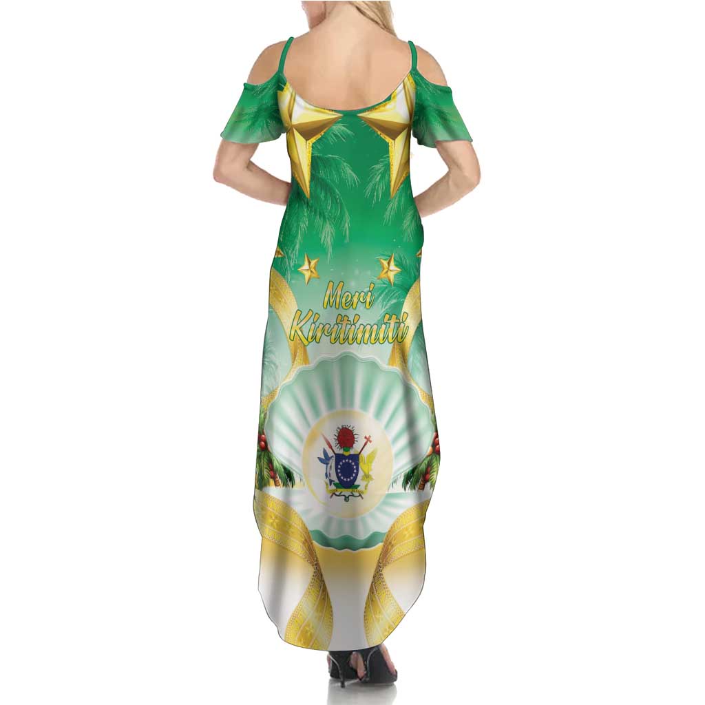 Cook Islands Christmas Family Matching Summer Maxi Dress and Hawaiian Shirt Seashell Santa Beach Vibes LT05 - Polynesian Pride