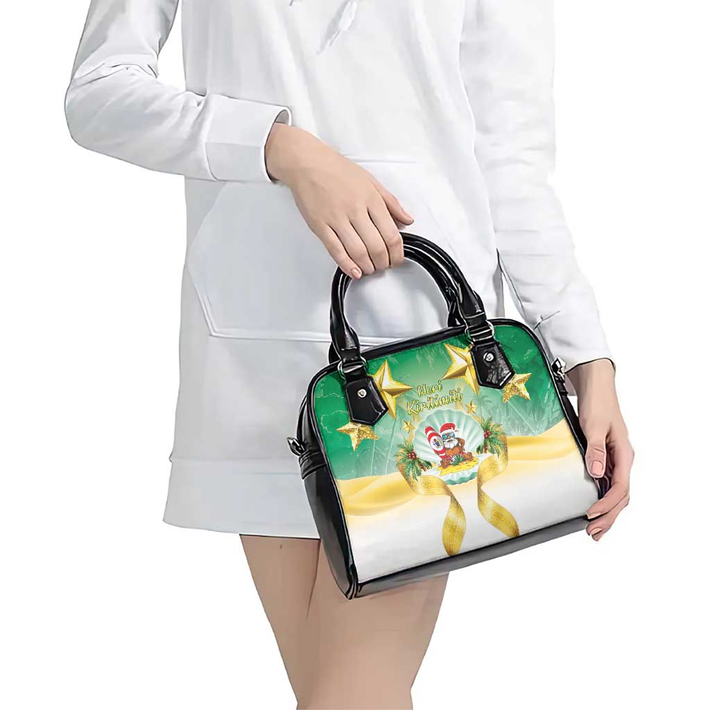 Cook Islands Christmas Shoulder Handbag Seashell Santa Beach Vibes - Polynesian Pride