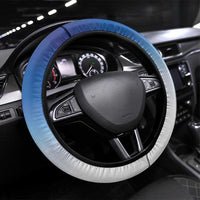 Marshall Islands Christmas Steering Wheel Cover Seashell Santa Beach Vibes LT05 Universal Fit Navy - Polynesian Pride