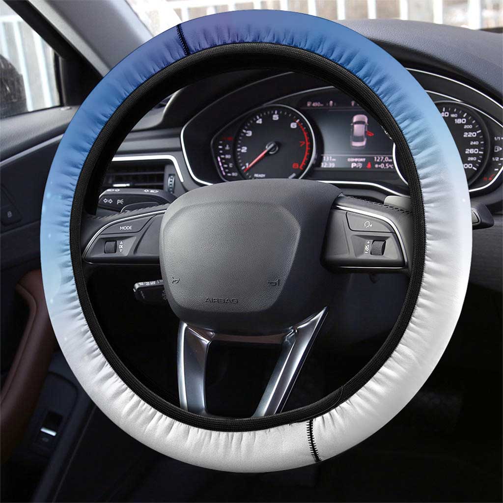 Marshall Islands Christmas Steering Wheel Cover Seashell Santa Beach Vibes LT05 - Polynesian Pride