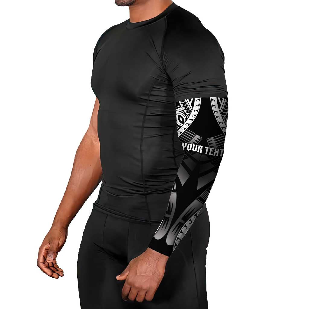 Personalised Remember Samoa Black Saturday Arm Sleeves Samoa Mo Samoa - Polynesian Pride