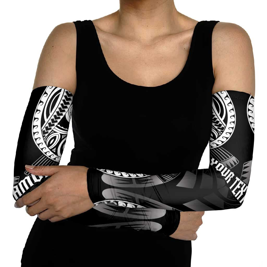 Personalised Remember Samoa Black Saturday Arm Sleeves Samoa Mo Samoa - Polynesian Pride