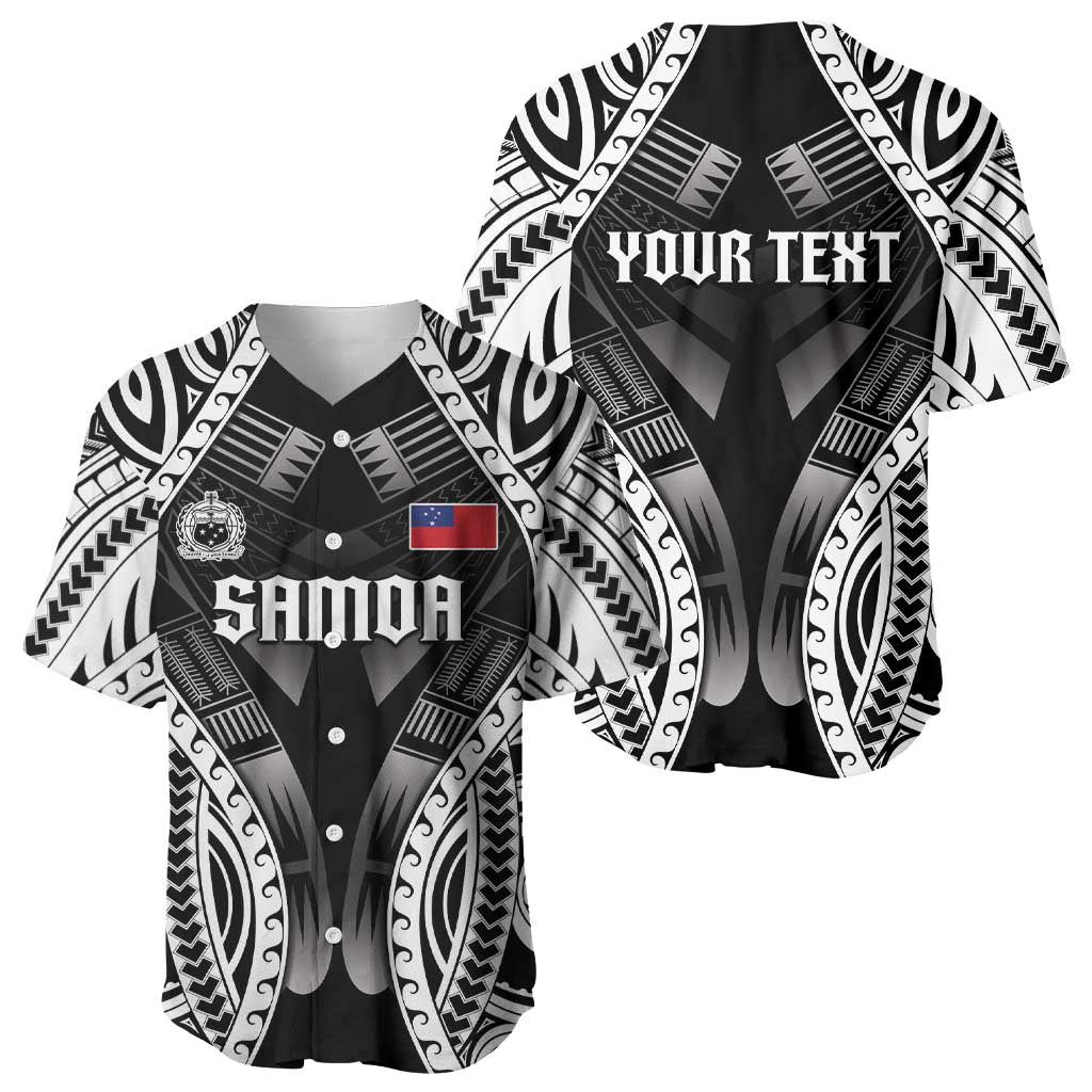 Personalised Remember Samoa Black Saturday Baseball Jersey Samoa Mo Samoa - Polynesian Pride