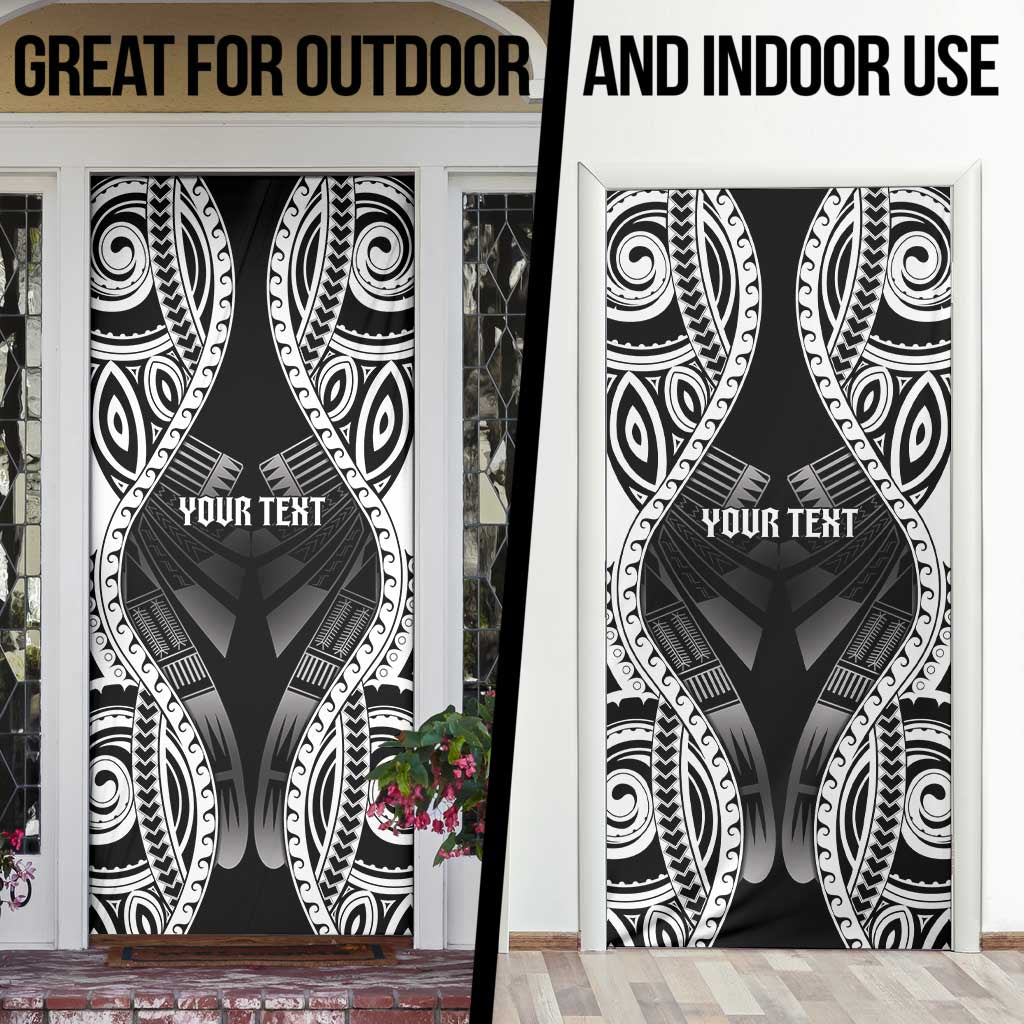 Personalised Remember Samoa Black Saturday Door Cover Samoa Mo Samoa - Polynesian Pride