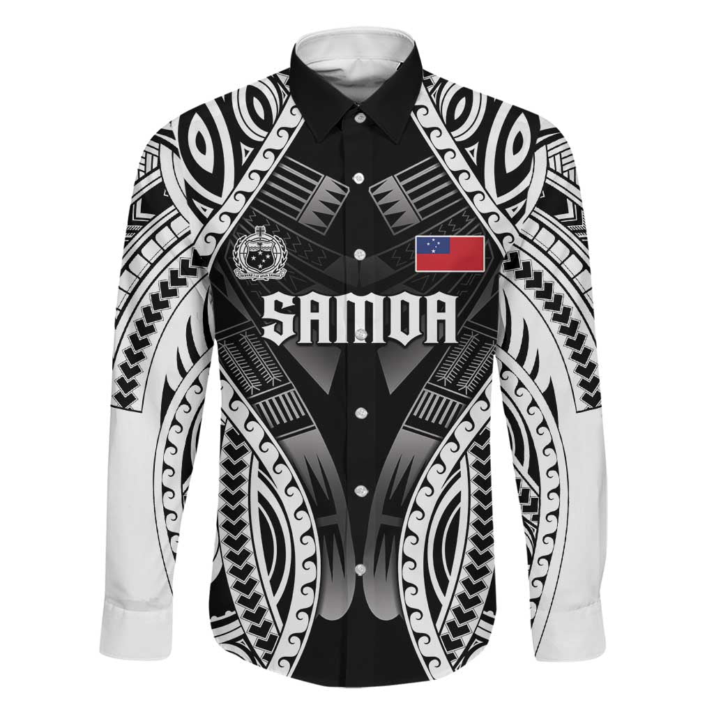 Personalised Remember Samoa Black Saturday Family Matching Off The Shoulder Long Sleeve Dress and Hawaiian Shirt Samoa Mo Samoa - Polynesian Pride