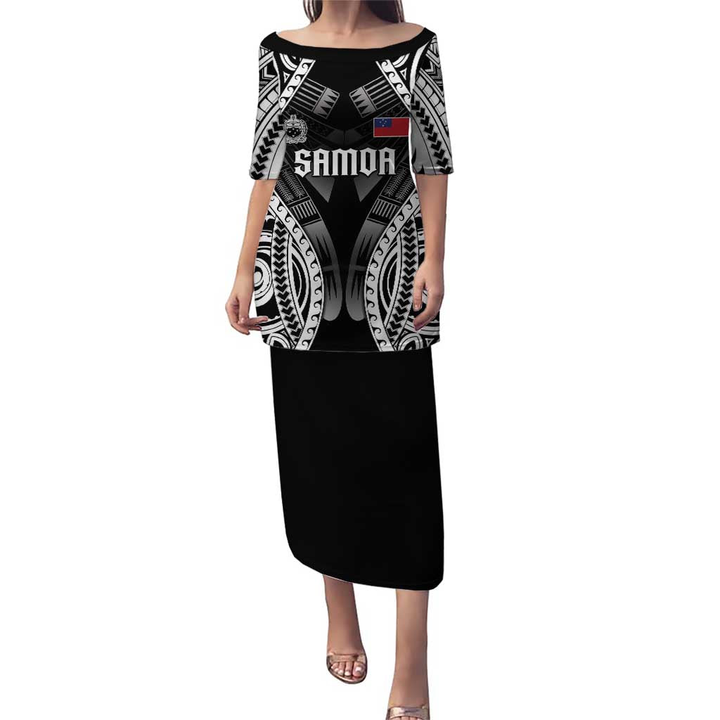 Personalised Remember Samoa Black Saturday Family Matching Puletasi and Hawaiian Shirt Samoa Mo Samoa - Polynesian Pride
