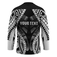 Personalised Remember Samoa Black Saturday Hockey Jersey Samoa Mo Samoa - Polynesian Pride