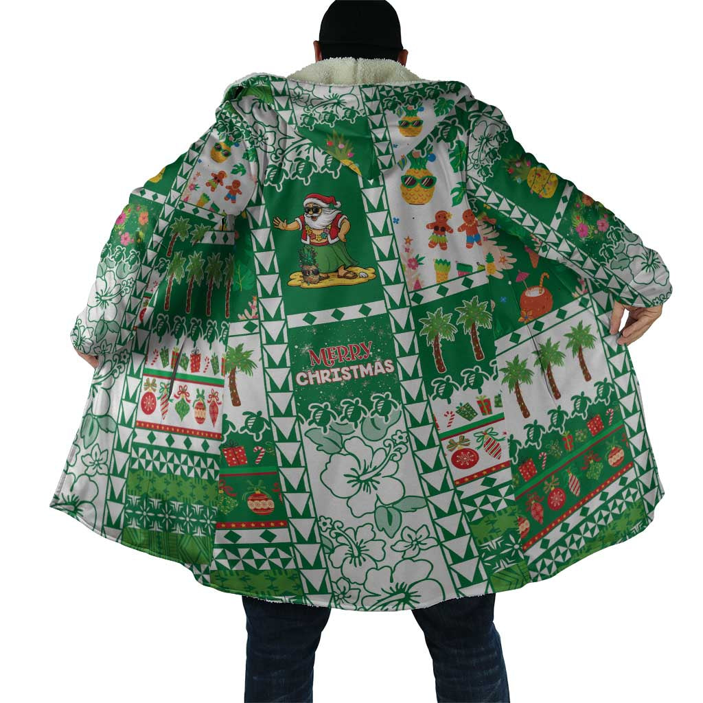 Norfolk Island Christmas Cloak Festive Beach Vibes - Polynesian Pride