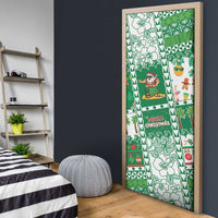 Norfolk Island Christmas Door Cover Festive Beach Vibes LT05 - Polynesian Pride
