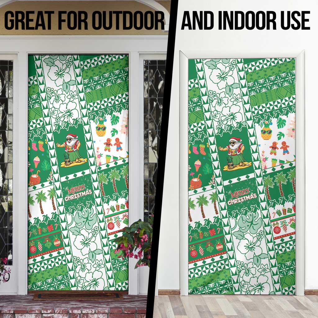 Norfolk Island Christmas Door Cover Festive Beach Vibes LT05 - Polynesian Pride