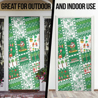 Norfolk Island Christmas Door Cover Festive Beach Vibes LT05 - Polynesian Pride