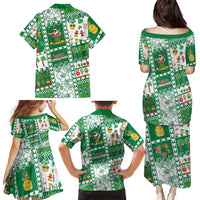 Norfolk Island Christmas Family Matching Puletasi and Hawaiian Shirt Festive Beach Vibes LT05 - Polynesian Pride