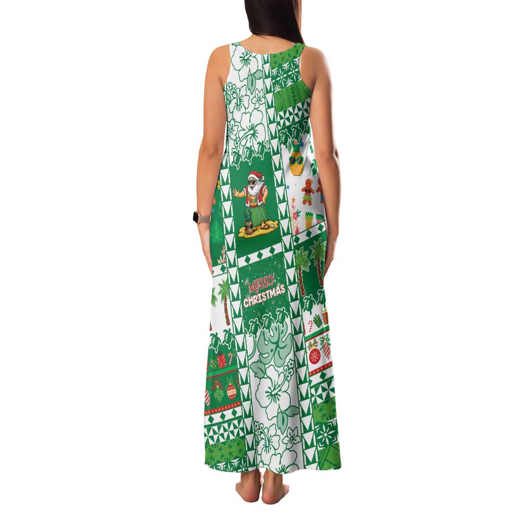 Norfolk Island Christmas Family Matching Tank Maxi Dress and Hawaiian Shirt Festive Beach Vibes LT05 - Polynesian Pride