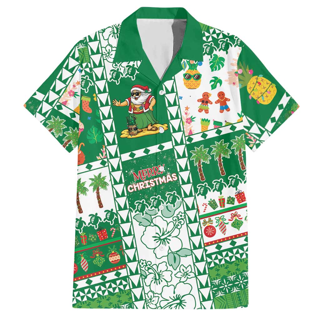 Norfolk Island Christmas Hawaiian Shirt Festive Beach Vibes - Polynesian Pride