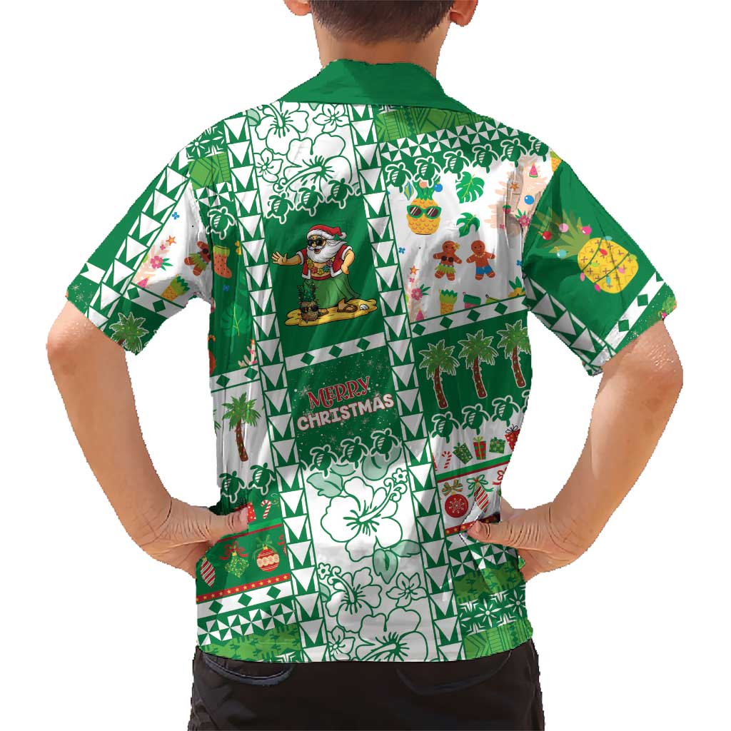 Norfolk Island Christmas Hawaiian Shirt Festive Beach Vibes - Polynesian Pride