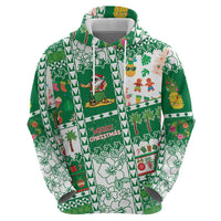 Norfolk Island Christmas Hoodie Festive Beach Vibes - Polynesian Pride
