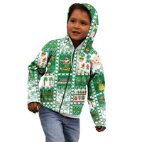 Norfolk Island Christmas Kid Hoodie Festive Beach Vibes - Polynesian Pride